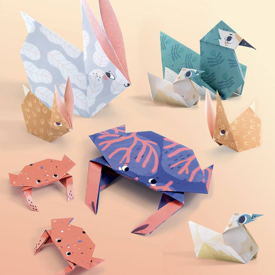 Easy Animal Origami from Djeco