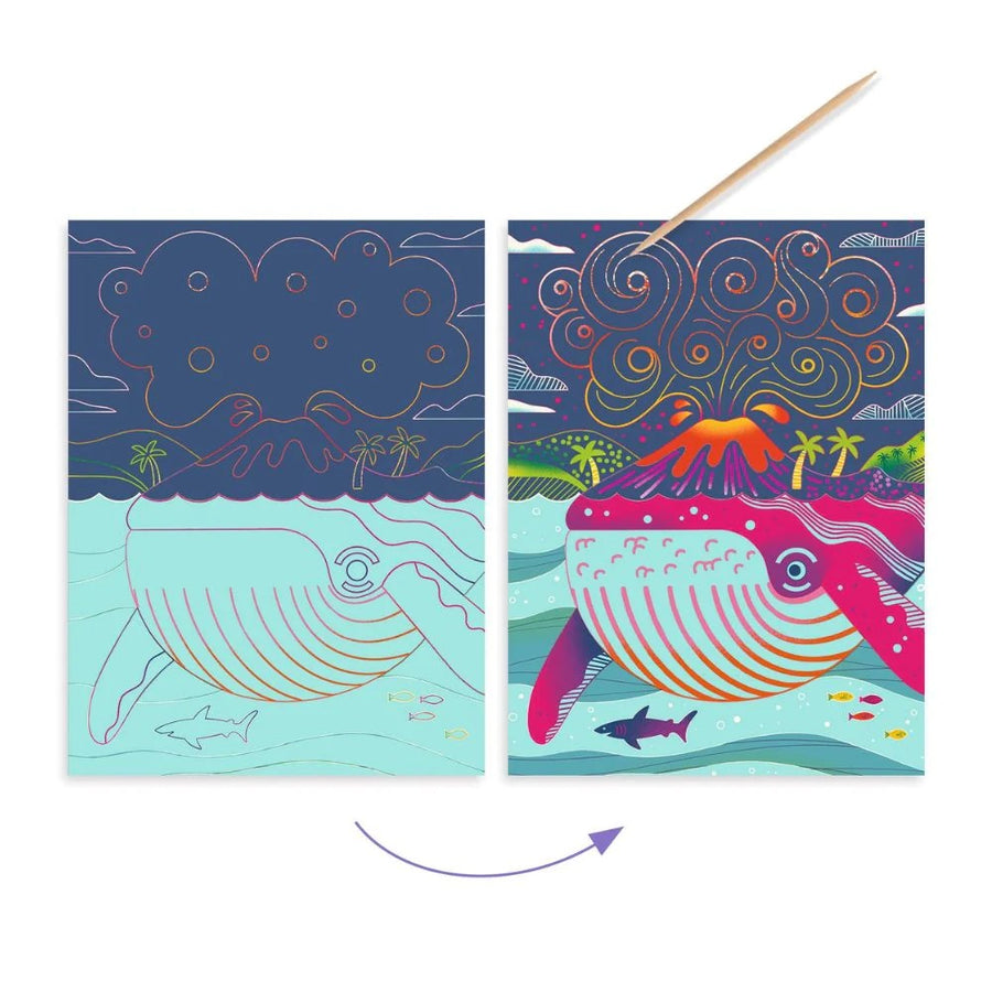 Djeco Foil and Scratch Art