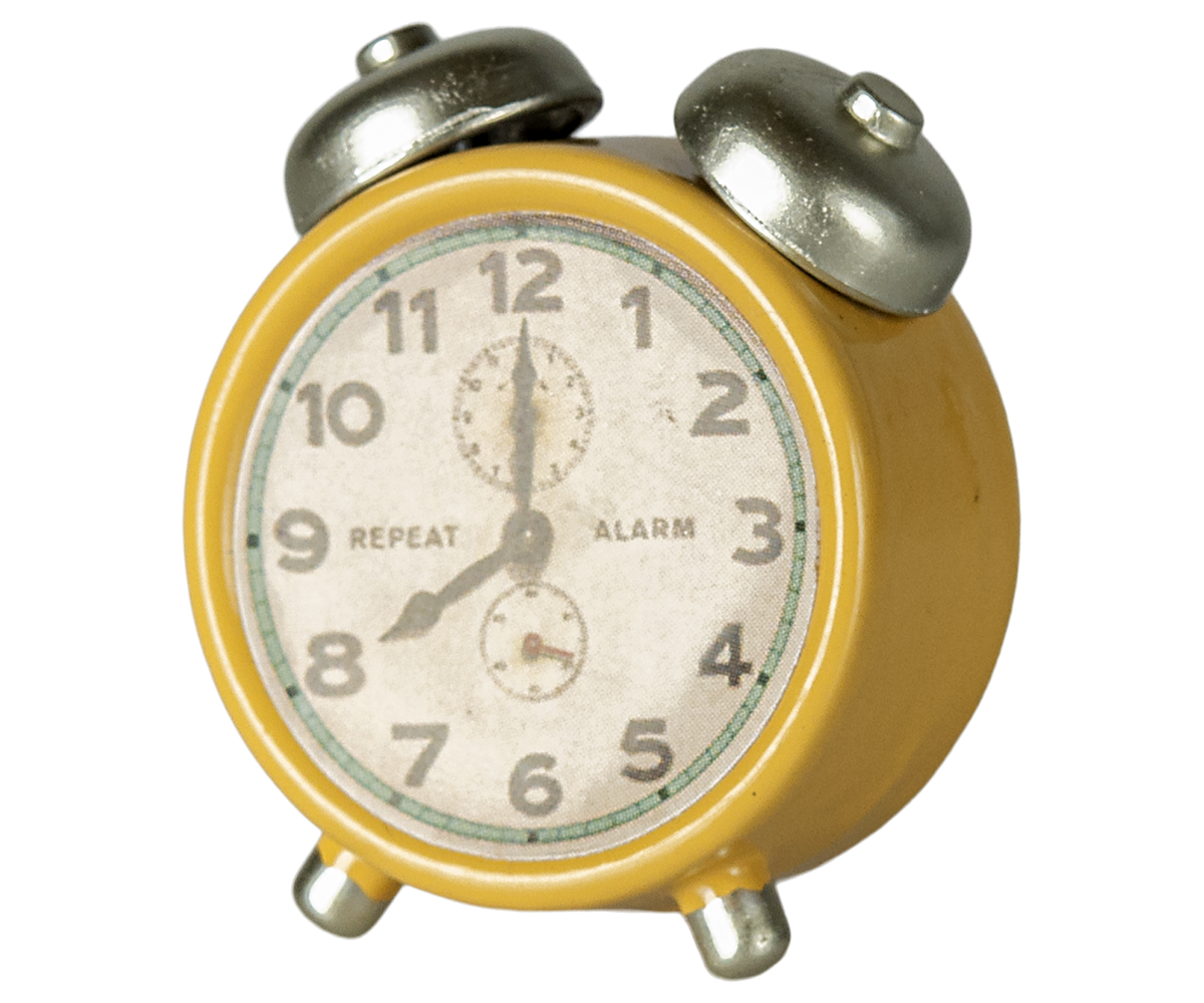 Maileg Alarm Clock - Yellow 11-5100-02
