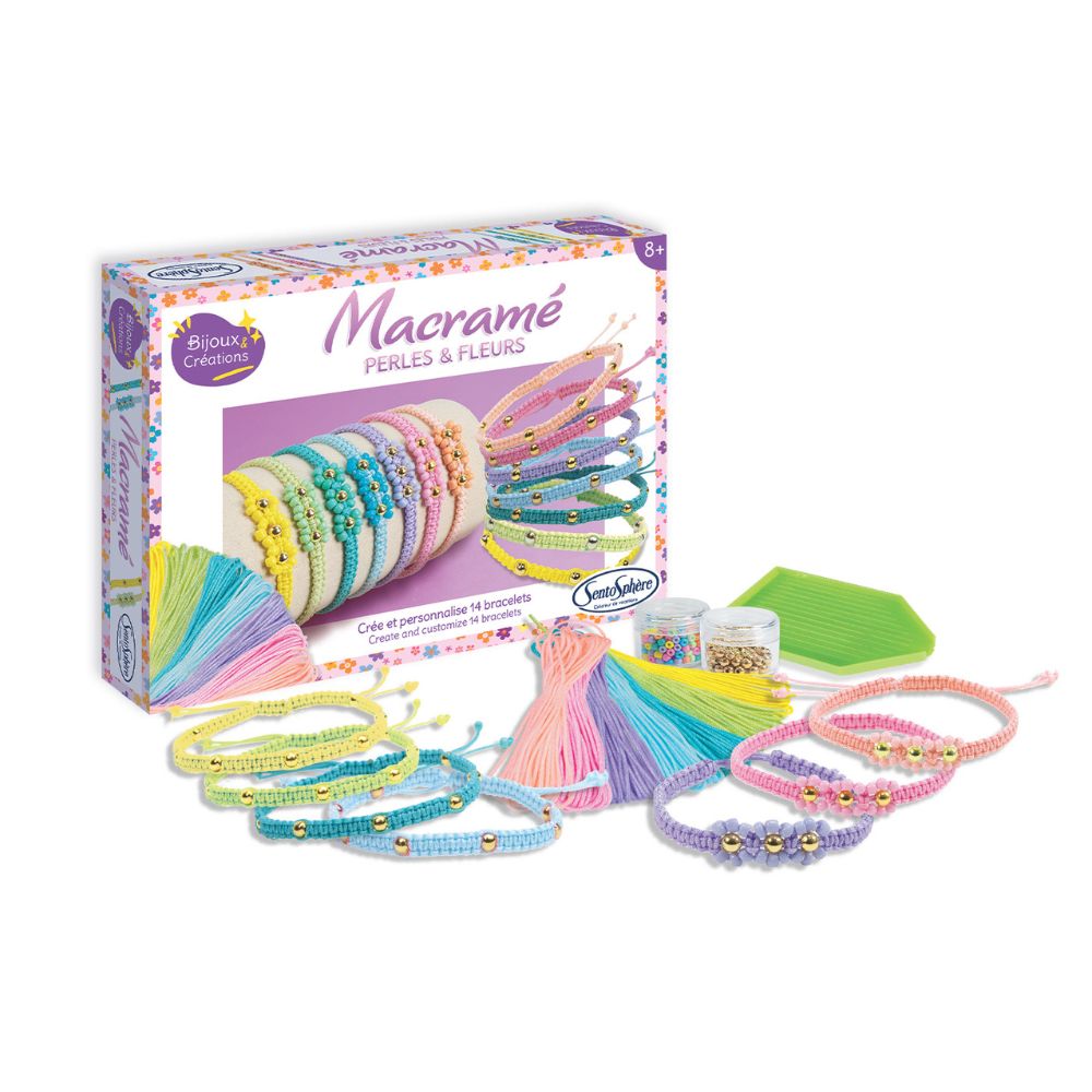 Make Your Own Macrame Bracelets Kit - Gifts For 8 yrs +