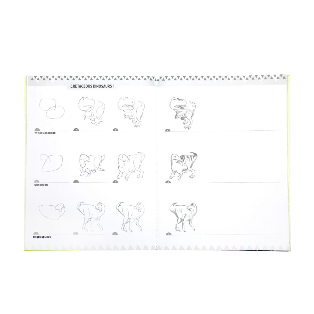 eeBoo Learn to Draw Dinosaurs