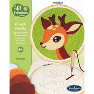Sentosphere Punch Needle Craft Kit for Kids - Little Deer