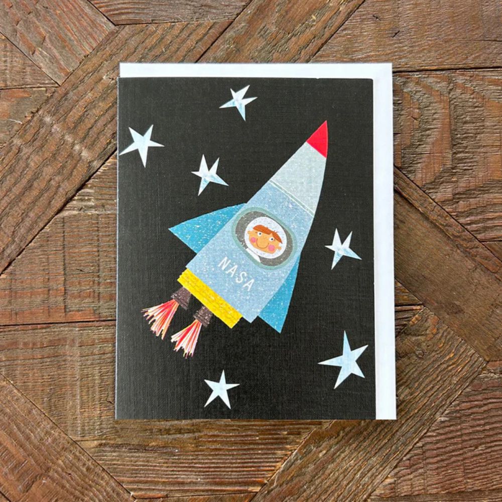 Spaceman Greeting Card
