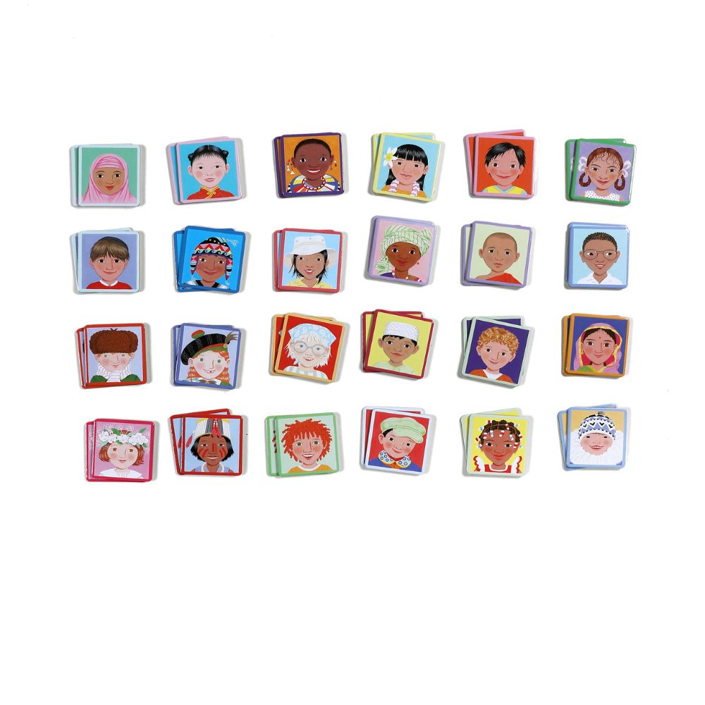 eeBoo I Never Forget A Face - Memory & Matching Game