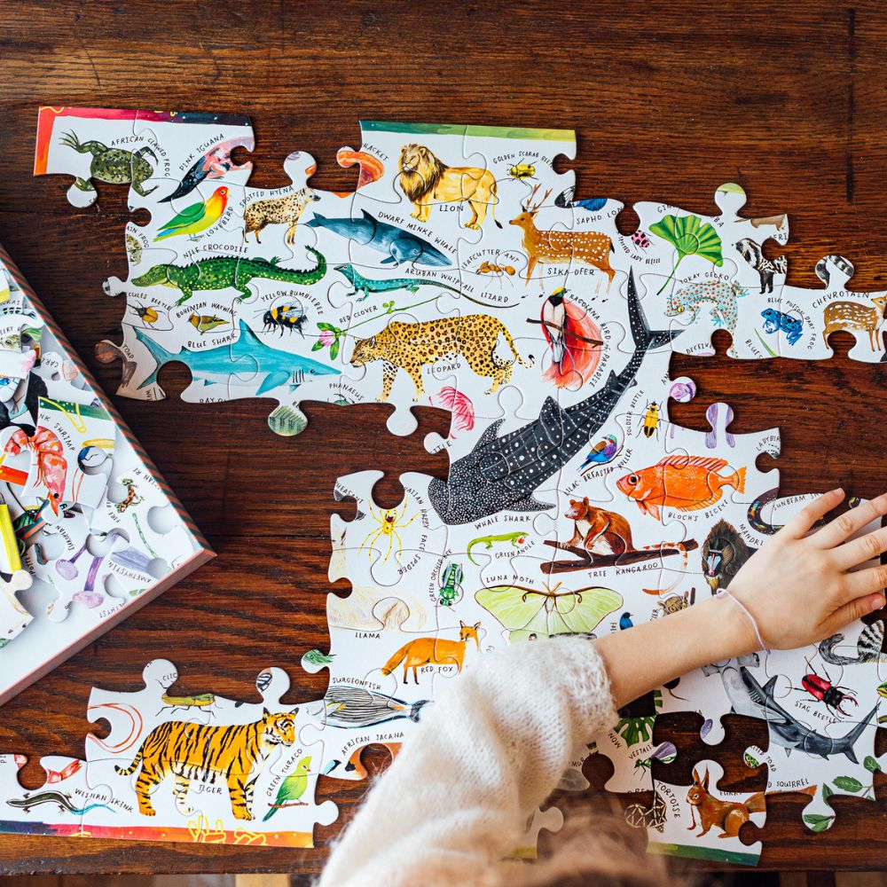 Eeboo Beautiful World 100 Piece Puzzle