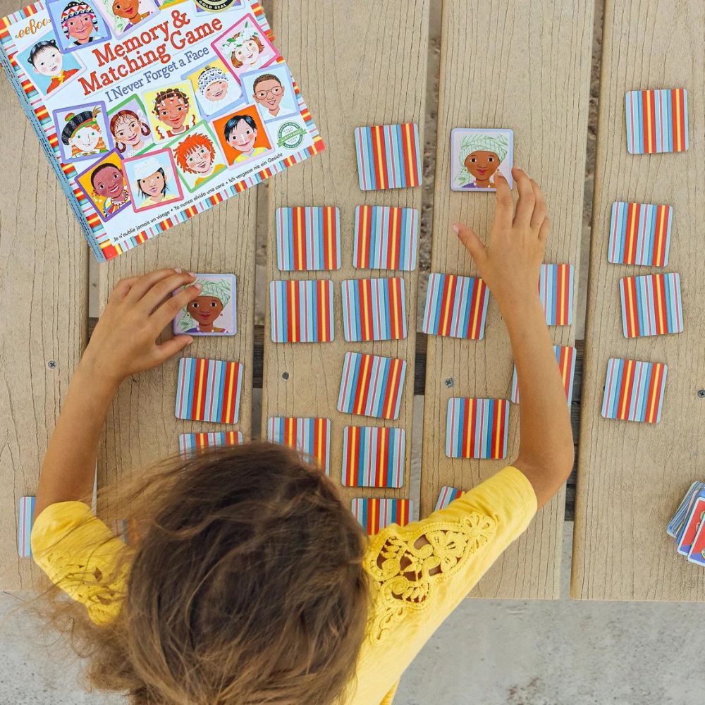 eeBoo I Never Forget A Face - Memory & Matching Game