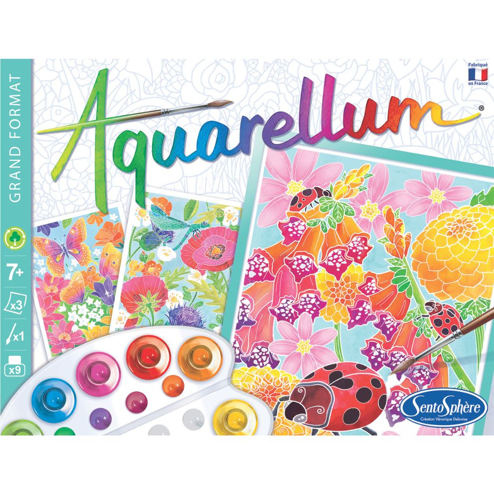 Aquarellum Painting Kit for Kids - In the Flowers