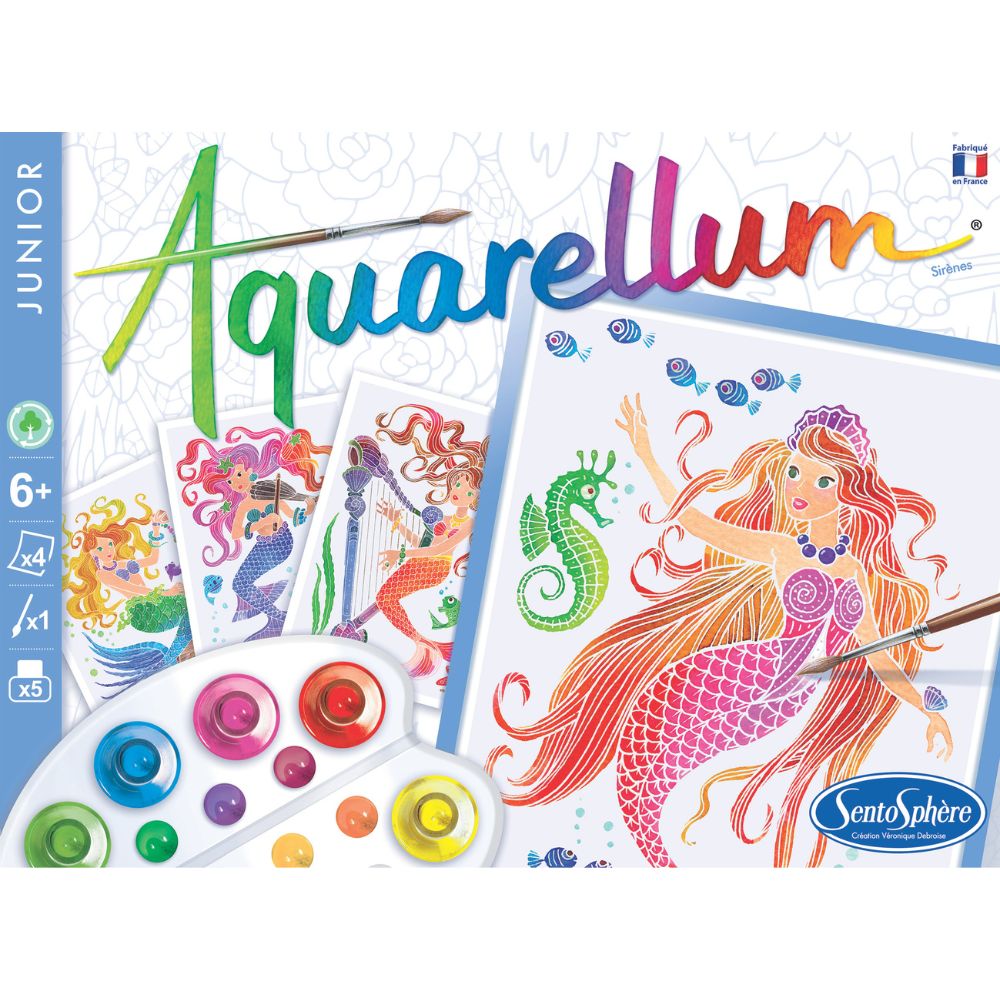 Aquarellum Junior Mermaids Painting Set for Kids