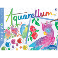 Aquarellum Junior Parrots - Paint by Numbers for Kids