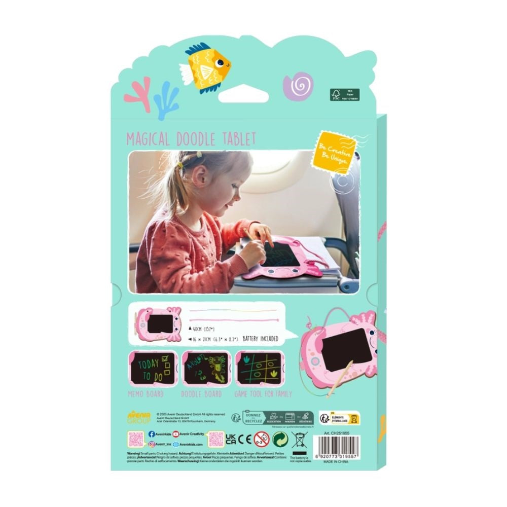 Avenir Magical LCD Travel Drawing Tablet - Axolotl