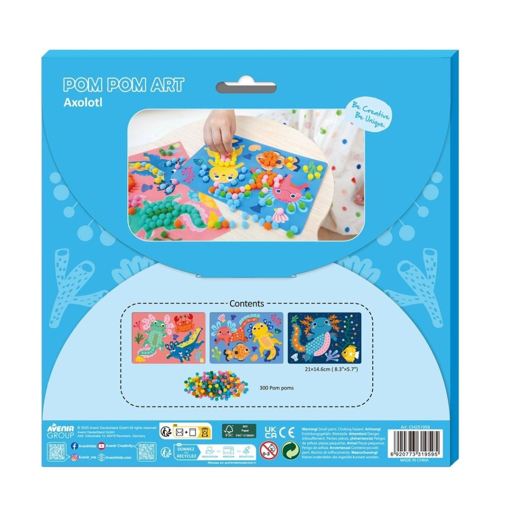 pompom craft kit for girls