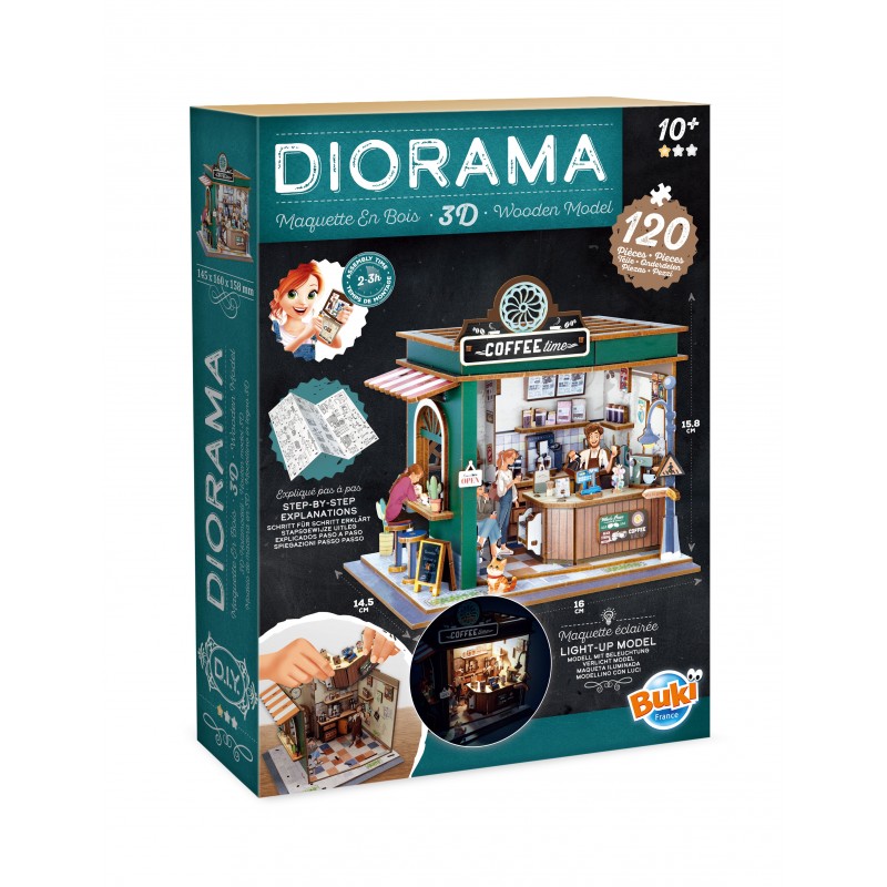 Buki wooden cafe creative kit