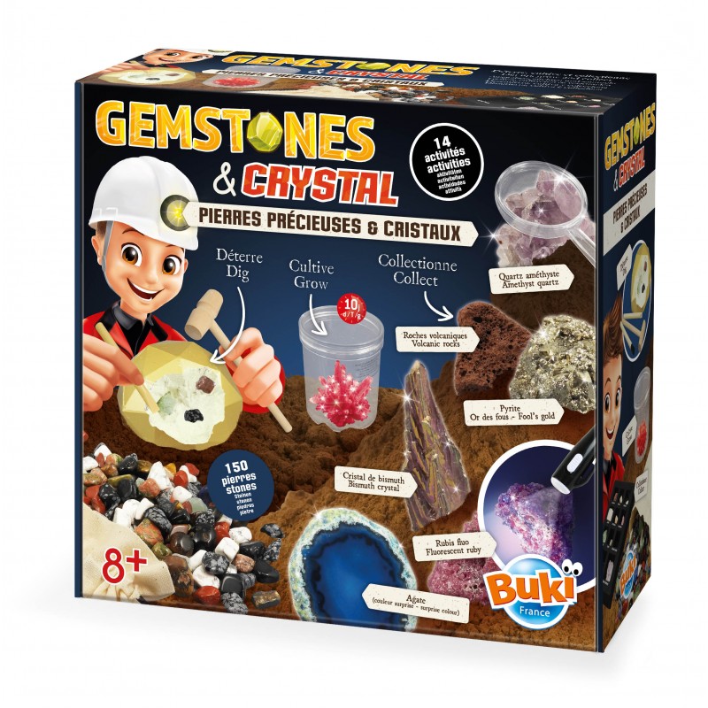 Gemstones & Crystals Discovery Set with Tools