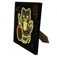 Buki Neon Creative Kit & Frame -  Maneki-Neko Lucky Cat