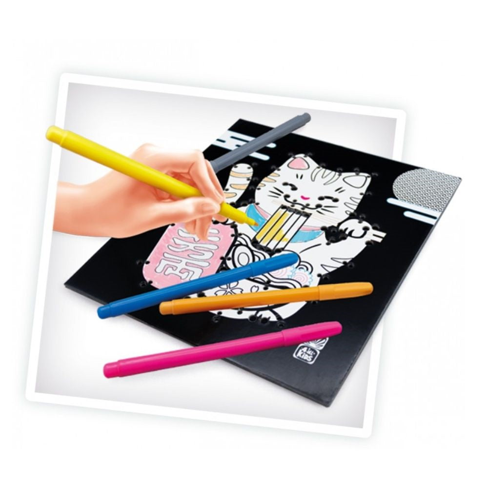 Buki Neon Creative Kit & Frame -  Maneki-Neko Lucky Cat