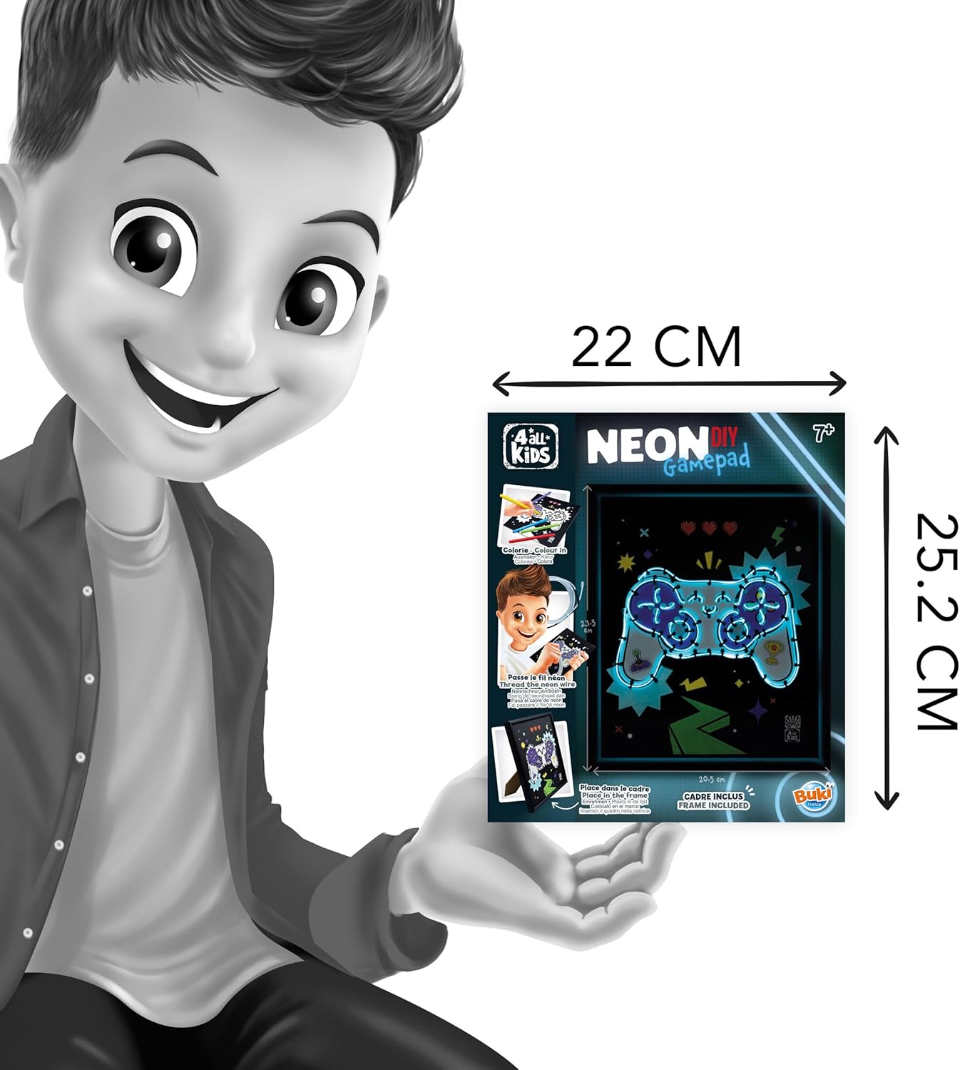 Buki Neon Creative Kit & Frame -  Video Game Controller