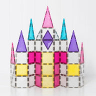 CONNETIX Magnetic Tiles 56 Piece Glitter Unicorn Pack