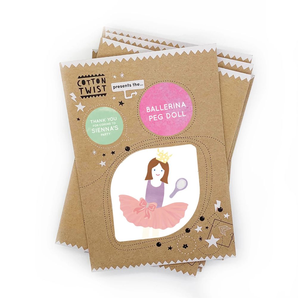 Cotton Twist Make Your Own Ballerina Peg Doll