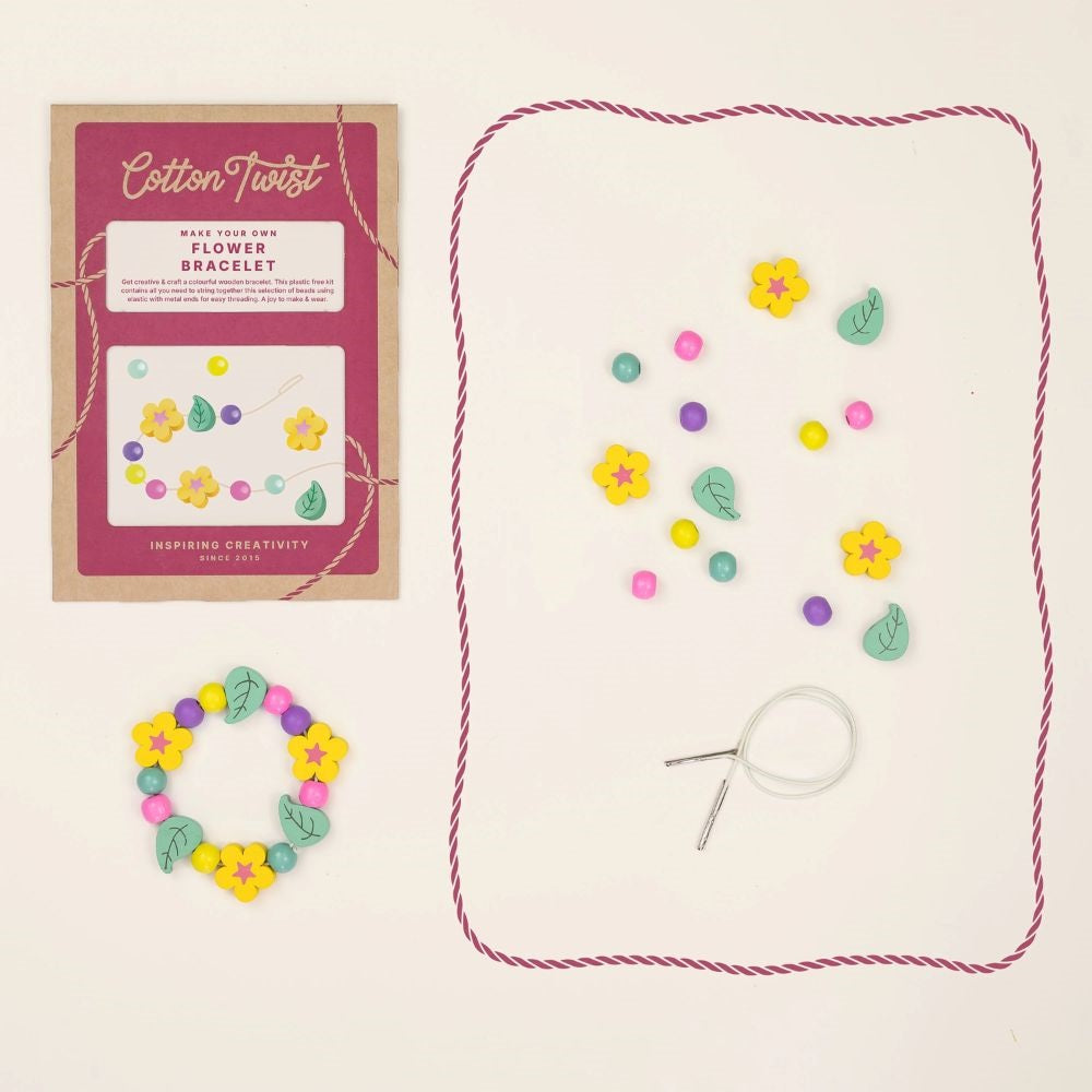 Cotton Twist Make Your Own Flower Bracelet
