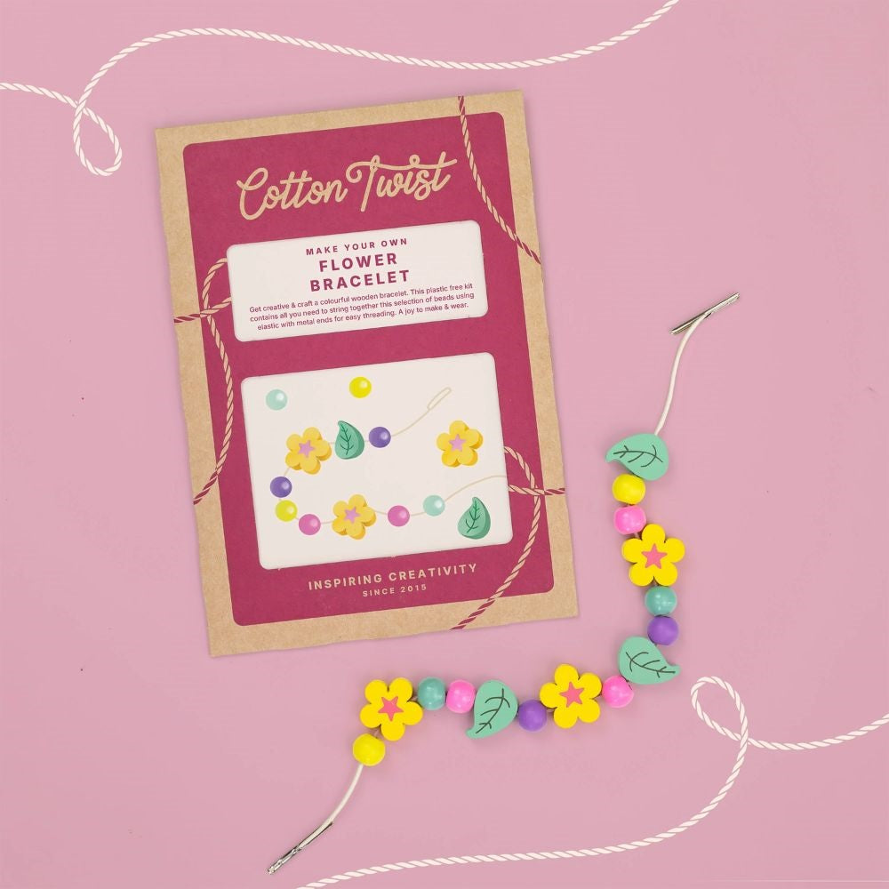 Cotton Twist Make Your Own Flower Bracelet