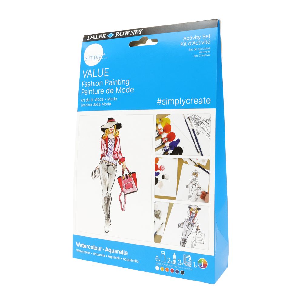Daler Simply Value Watercolour Activity Set - Fashion