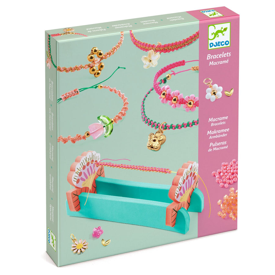 Djeco Macrame Bracelets to Make - Pink DJ00035