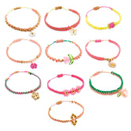 Djeco Macrame Bracelets to Make - Pink DJ00035