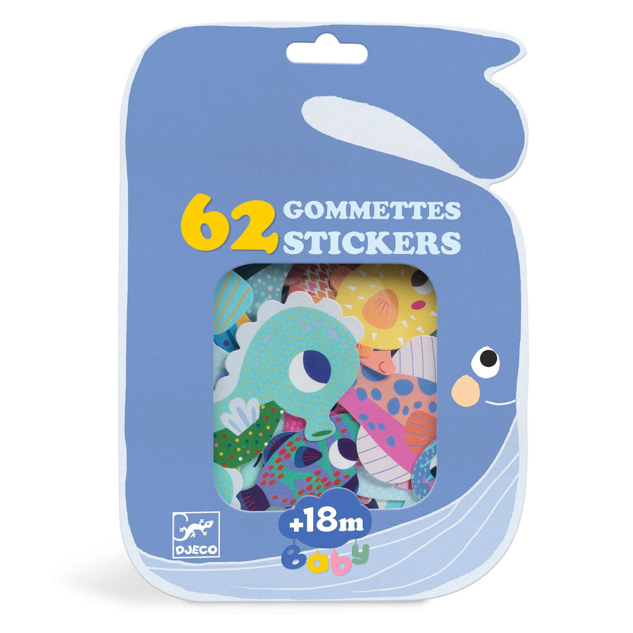 Djeco Stickers - Sea Animals DJ00057