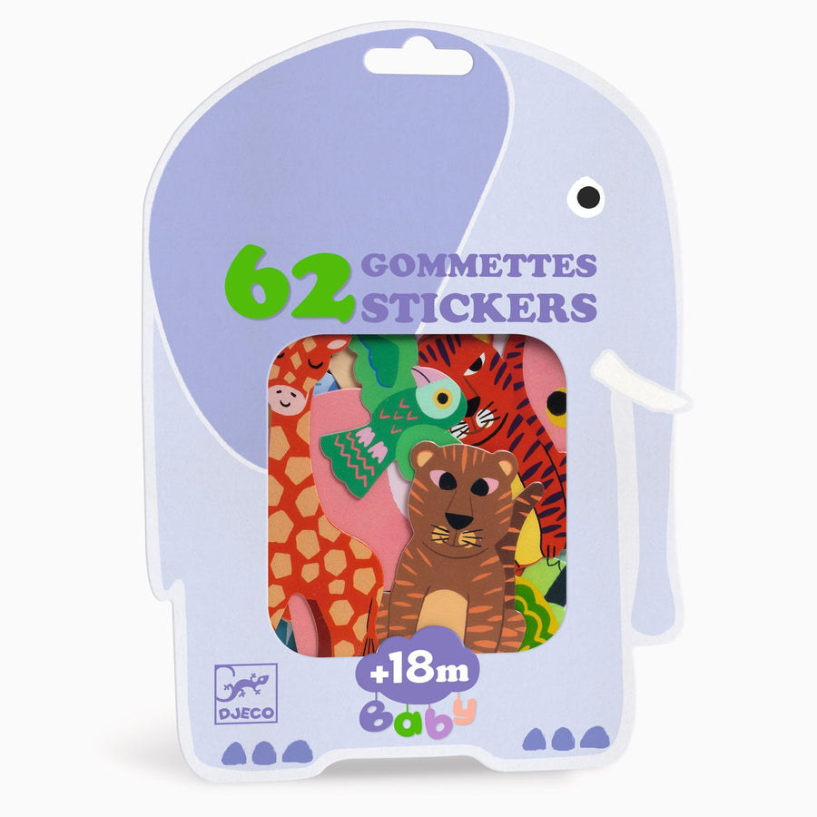 Djeco Stickers - Safari Animals DJ00059