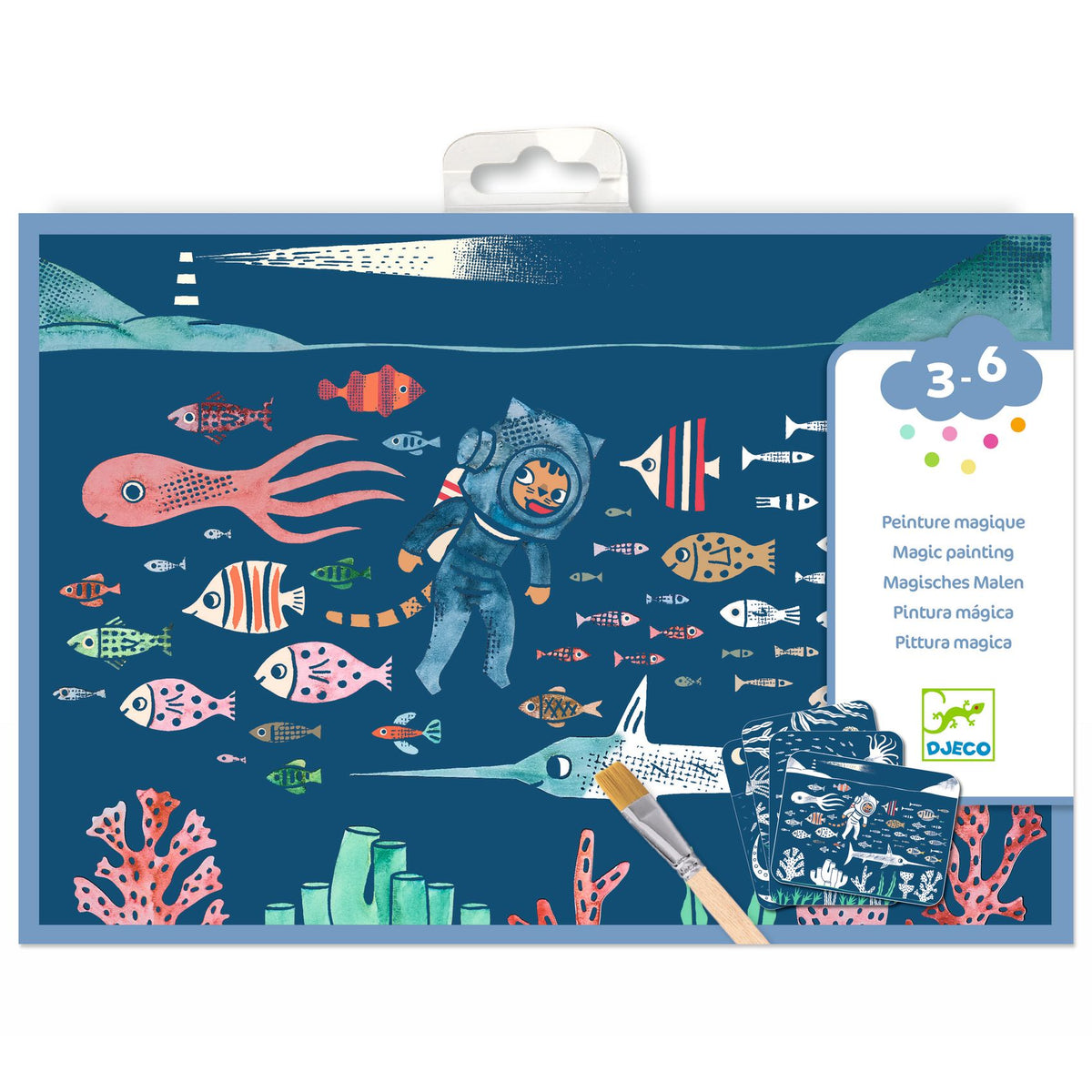Djeco Magic Reveal Painting - In The Ocean DJ00097