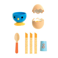 Djeco Role Play Toys - P'Ti Set - Boiled Egg DJ05542
