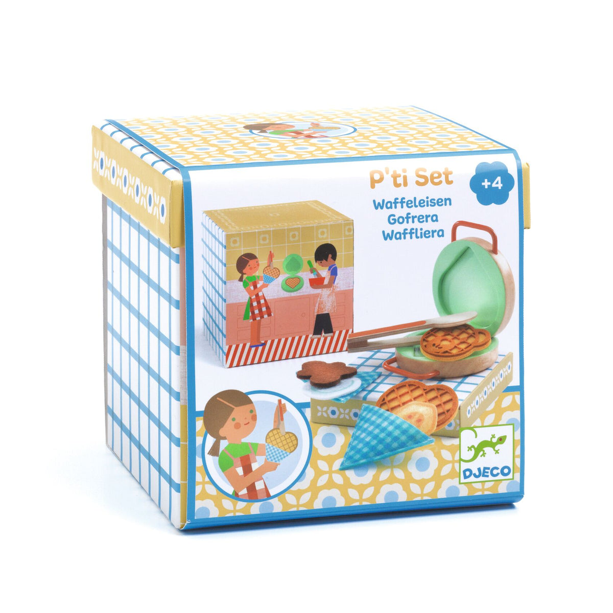 Djeco Role Play Toys - P'Ti Set - Waffle Maker DJ05544