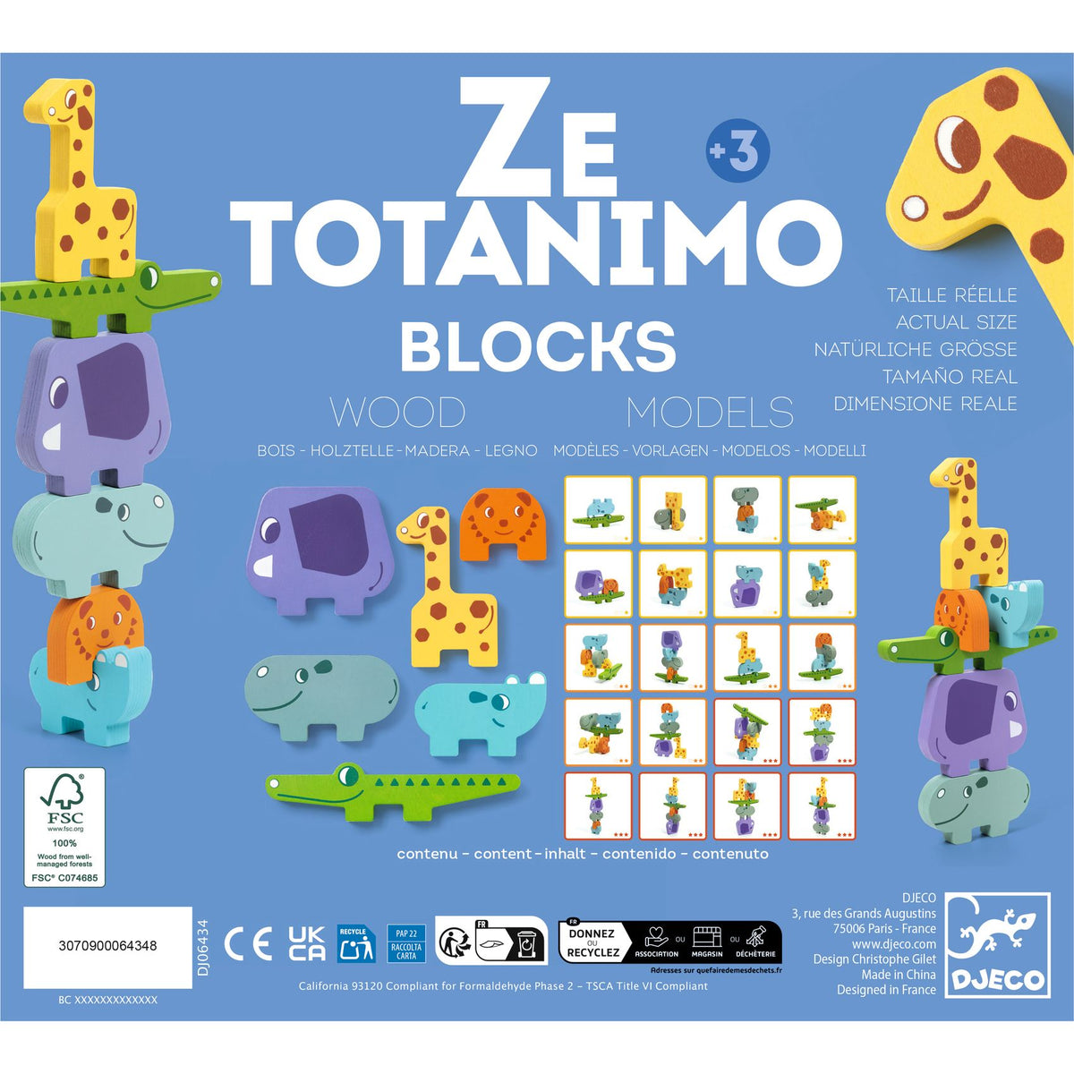 Djeco Wooden Toys - Ze Totanimo DJ06434