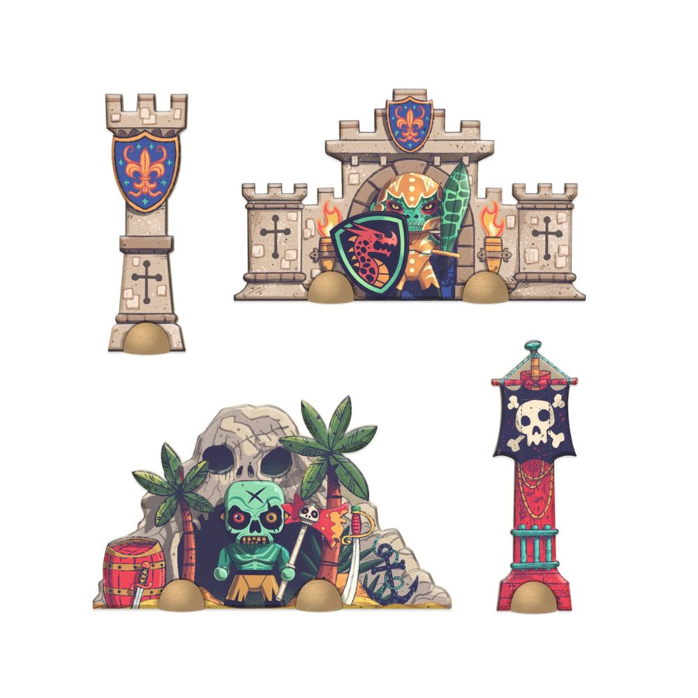 Djeco Arty Toys Battle Giant Puzzle