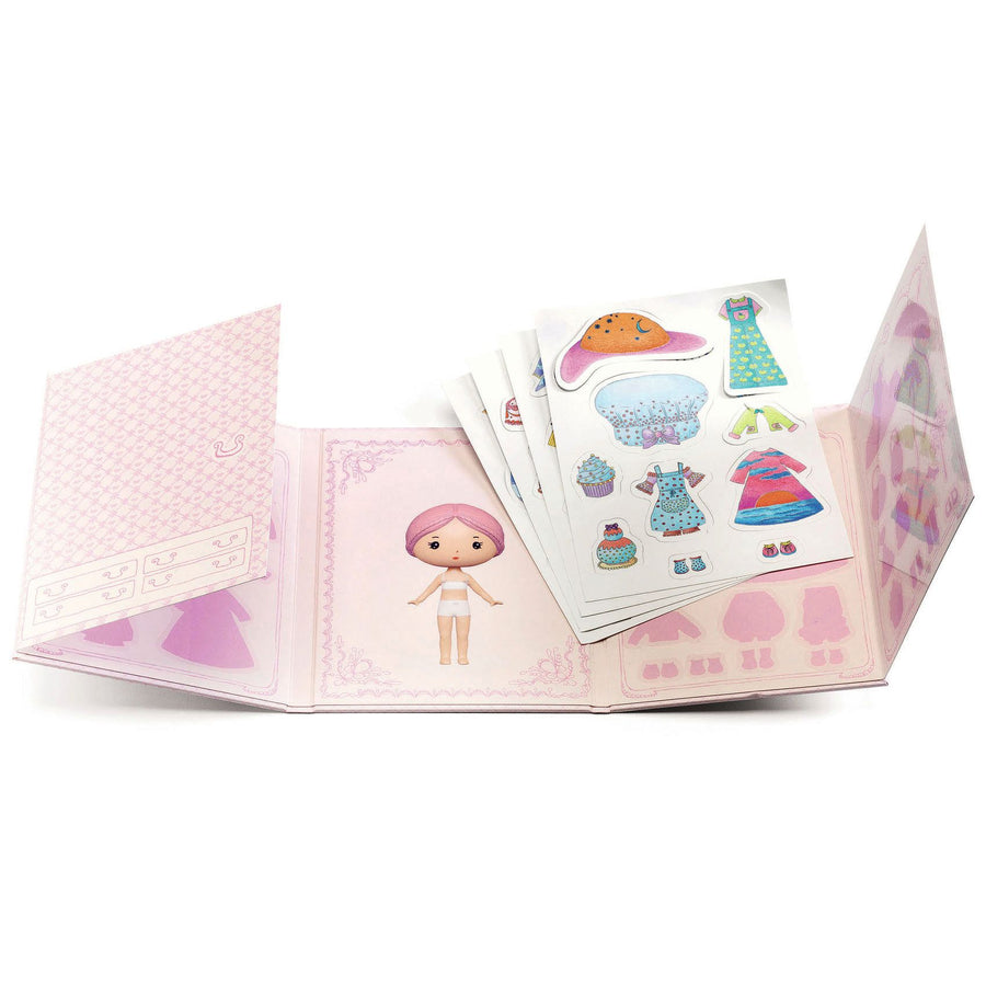 Djeco Tinyly - Miss Lilypink - Removable Stickers DJ06980