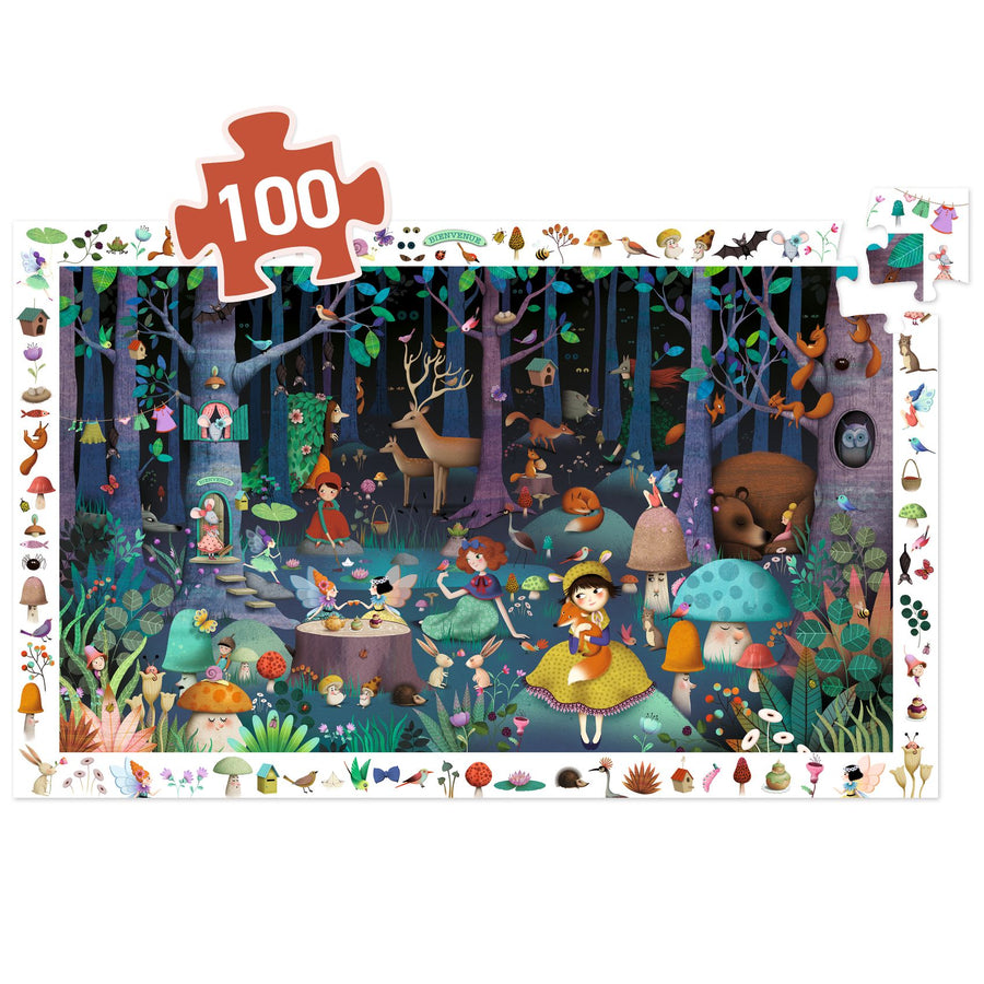 Djeco Observation Puzzle Enchanted Forest