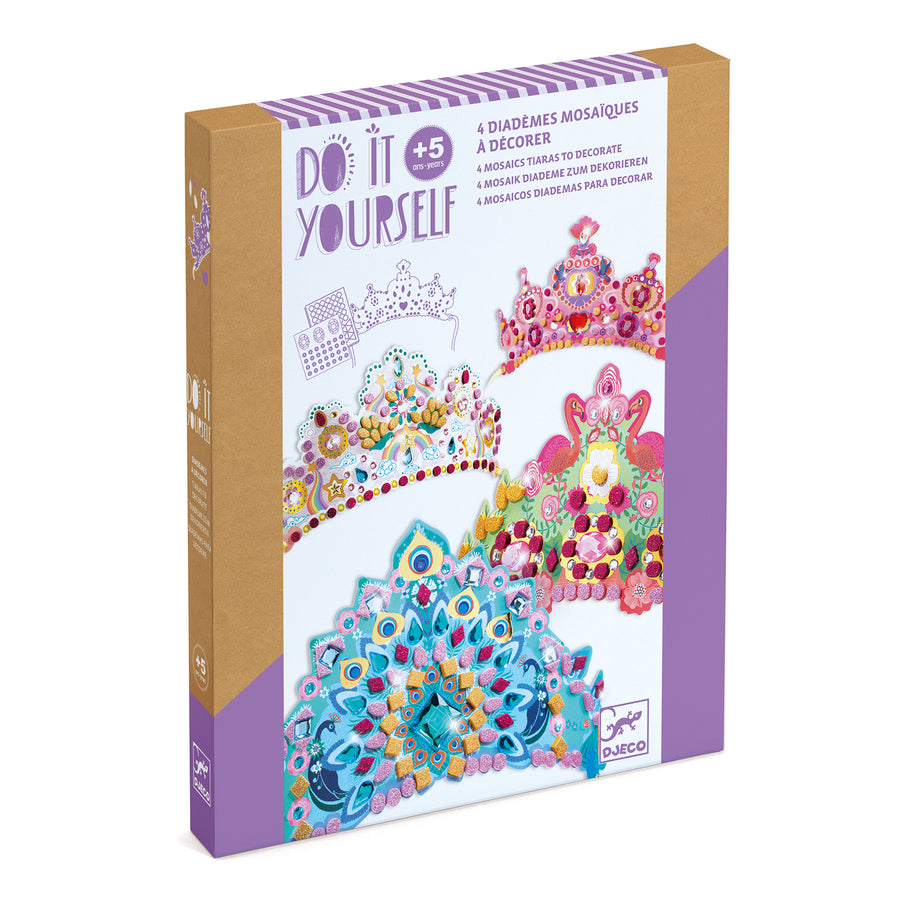 Djeco do it yourself mosaic tiaras