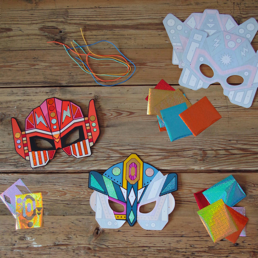 Djeco Do It Yourself - Super Robots Masks To Make DJ07924