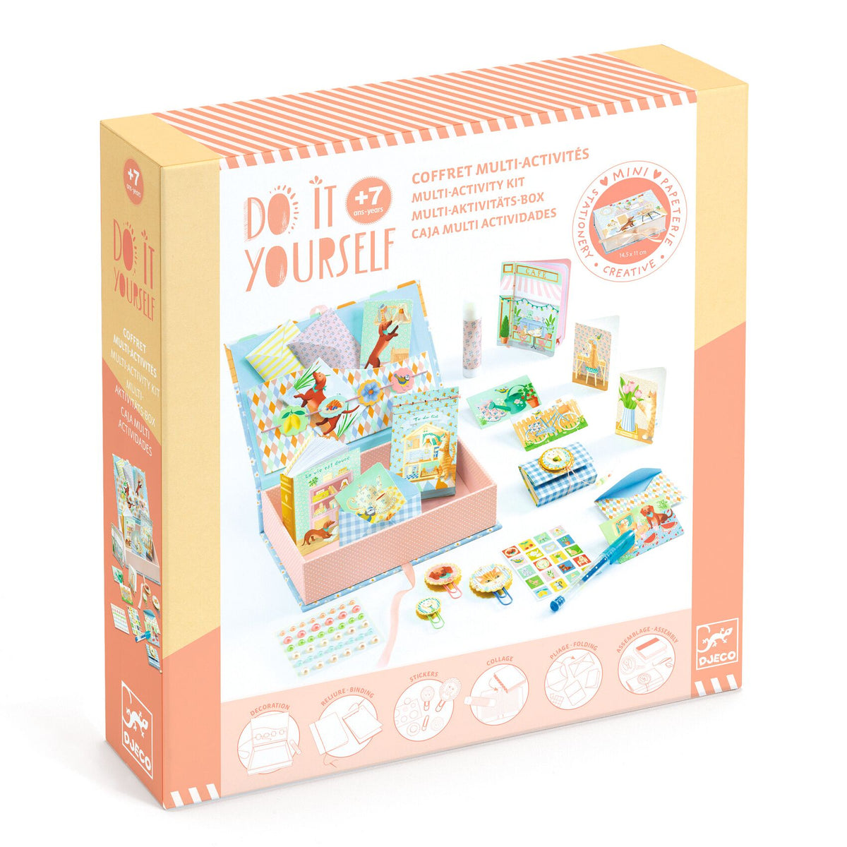Djeco Do It Yourself -Multi Activity Box - Stationery To Create DJ07935