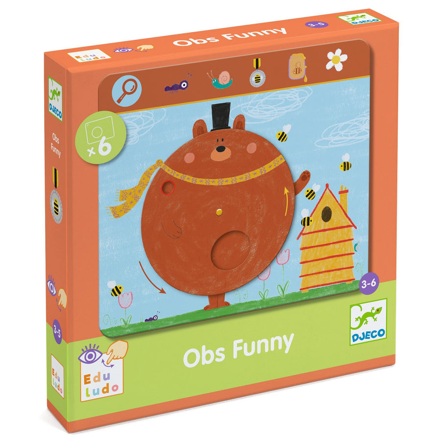 Djeco Toddler Games - Obs Funny DJ08237