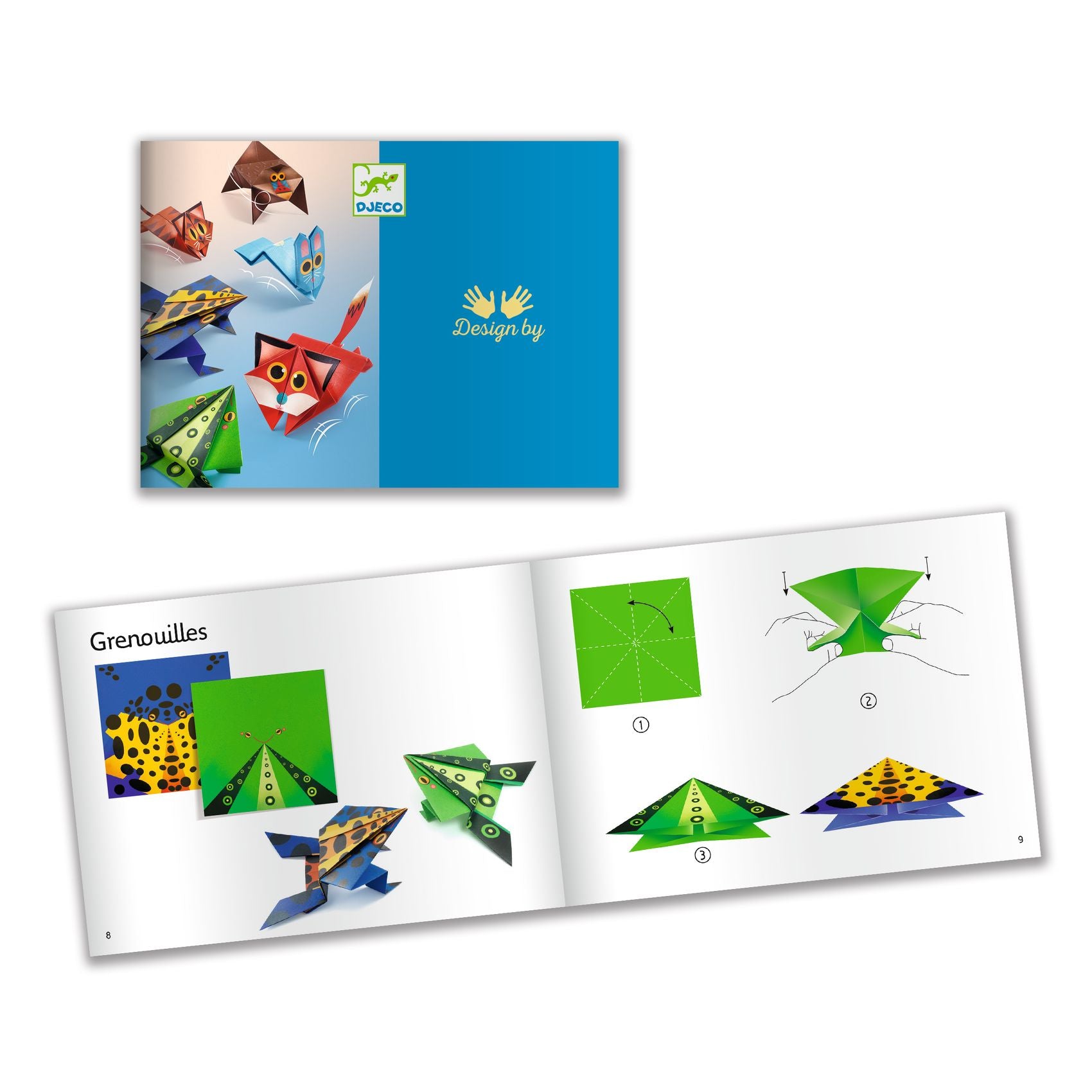 Djeco Origami Jumping Animals DJ08702 children 7-12 years