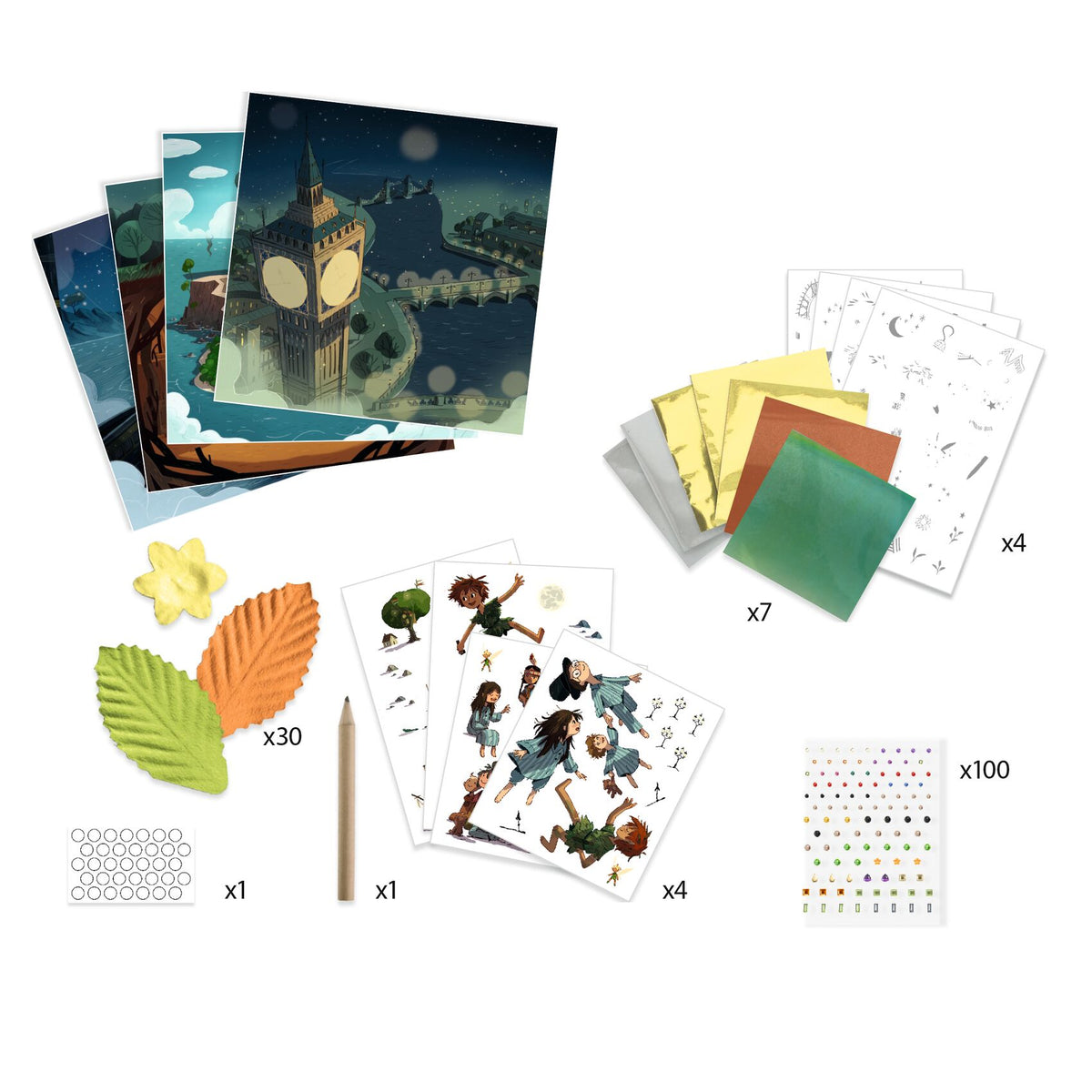 Djeco Fairy Tales To Decorate - Peter Pan DJ09479
