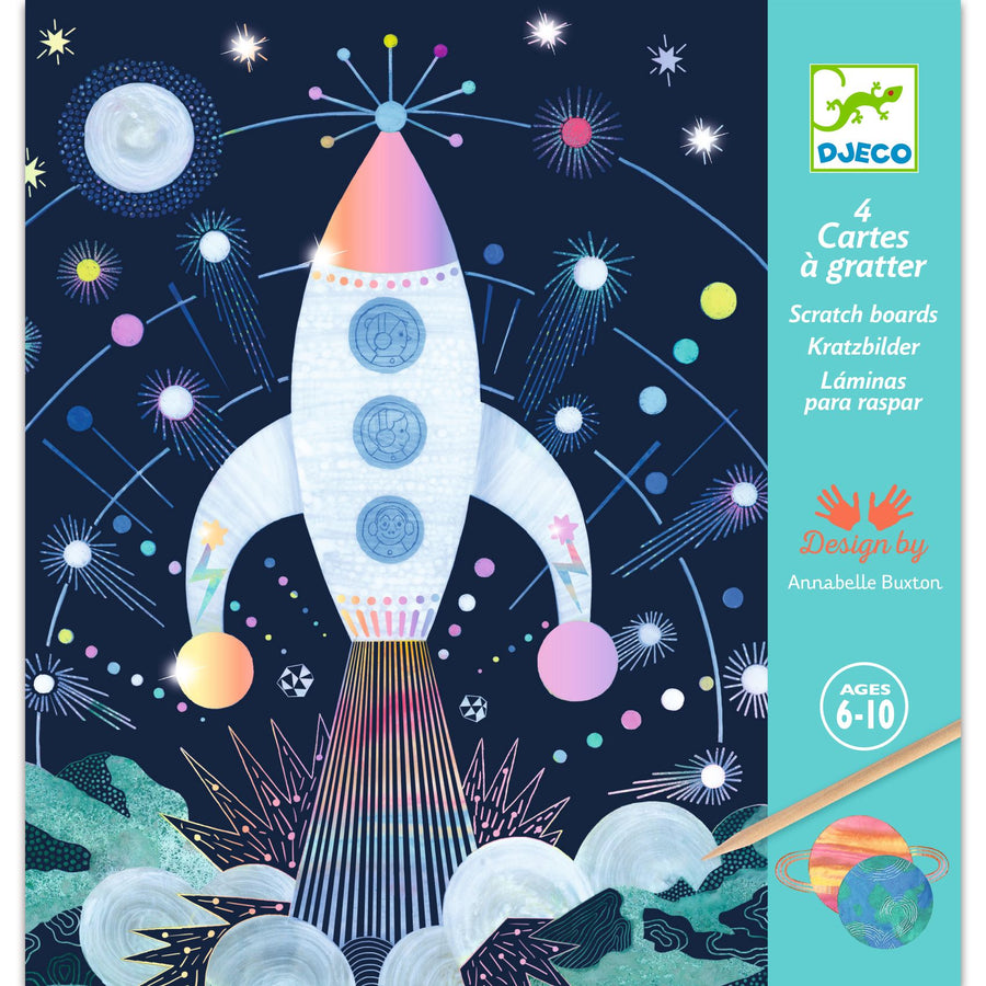 Djeco Scratch Boards - Cosmic Mission DJ09727
