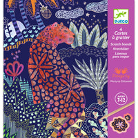 Djeco Scratch Boards - Lush Nature