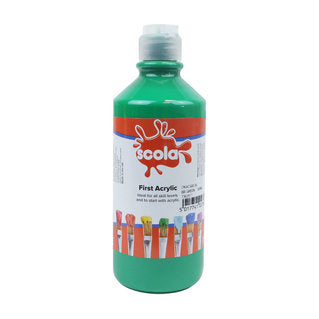Scola First Acrylic Starter Paints 500ml - Various Colours