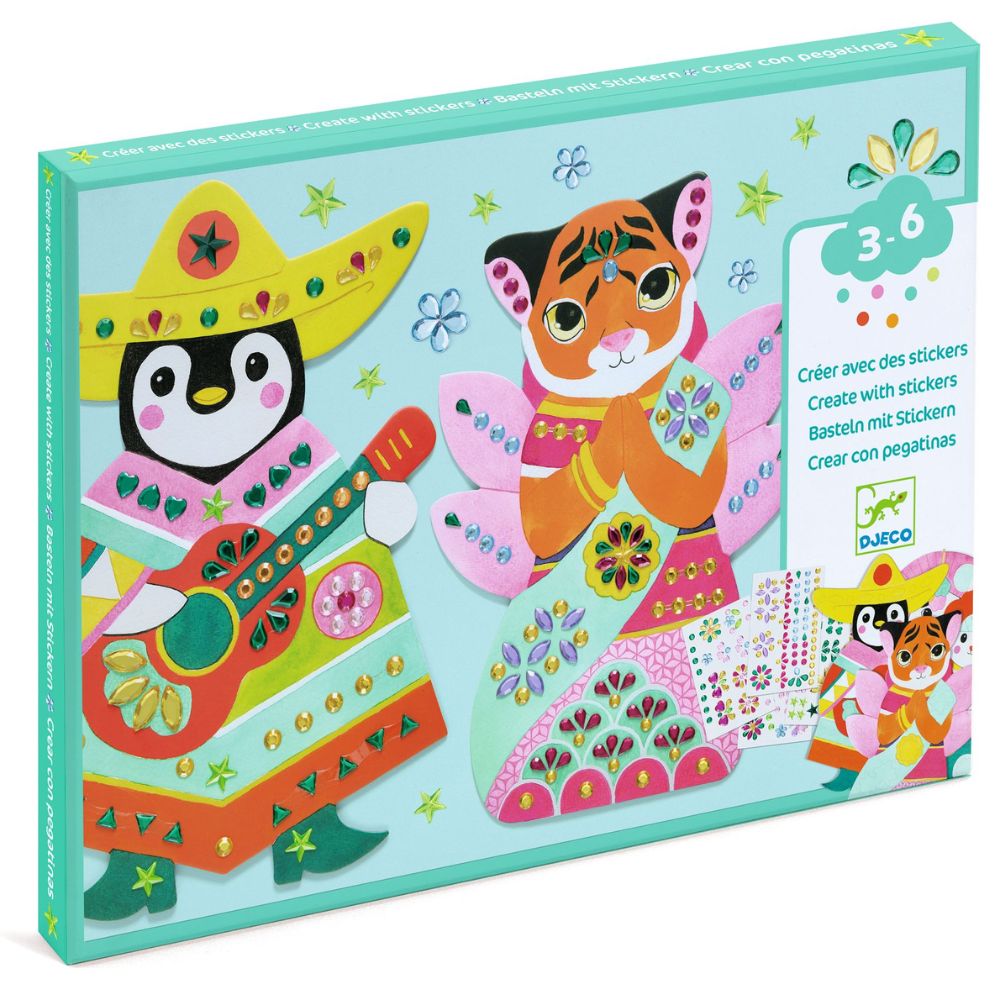 Djeco Create with stickers Rhinestones 1000 X 1000