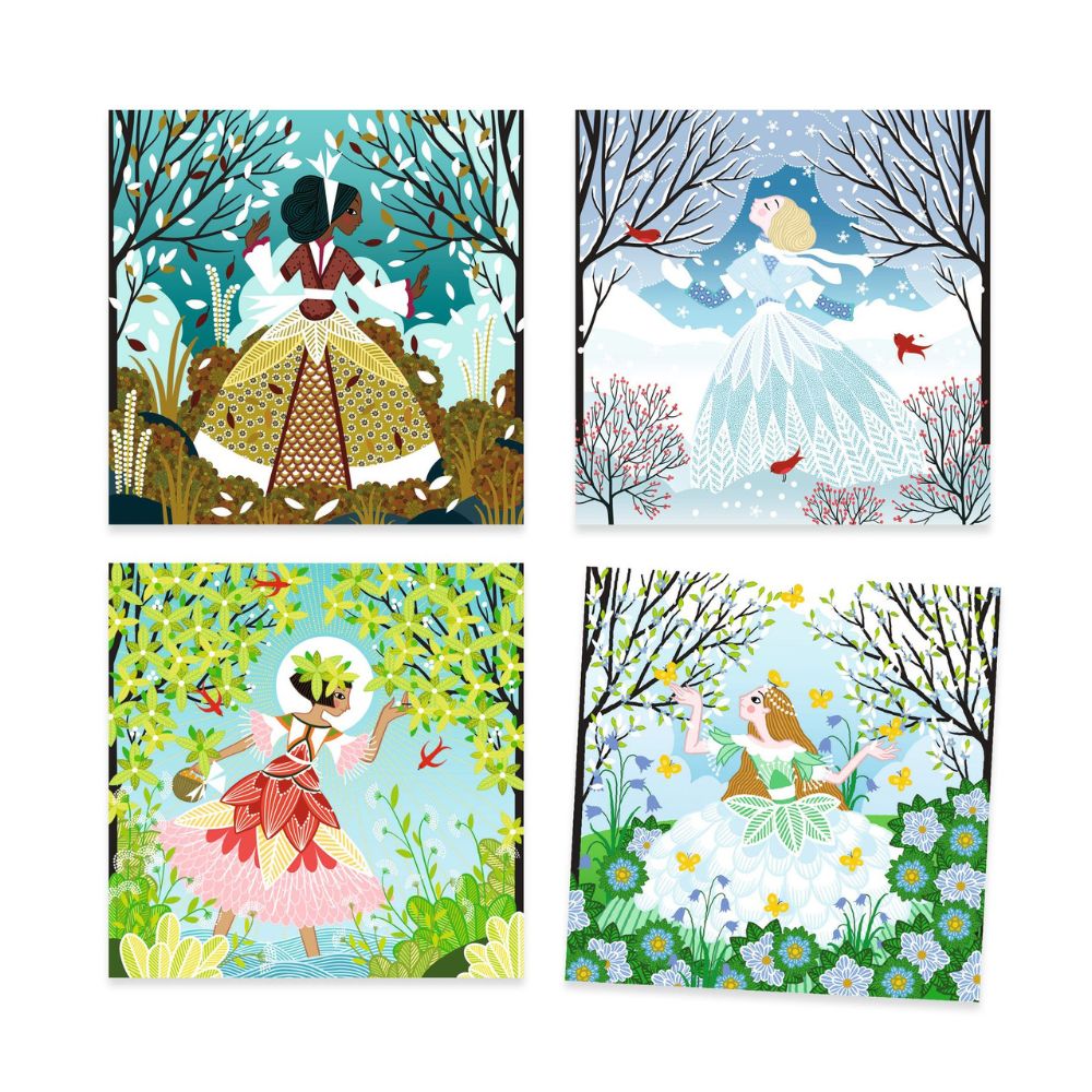 Djeco Foil Art Set - Metal and Gems DJ09528