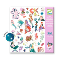 Sparkly Mermaid Stickers - Djeco Stickers 160