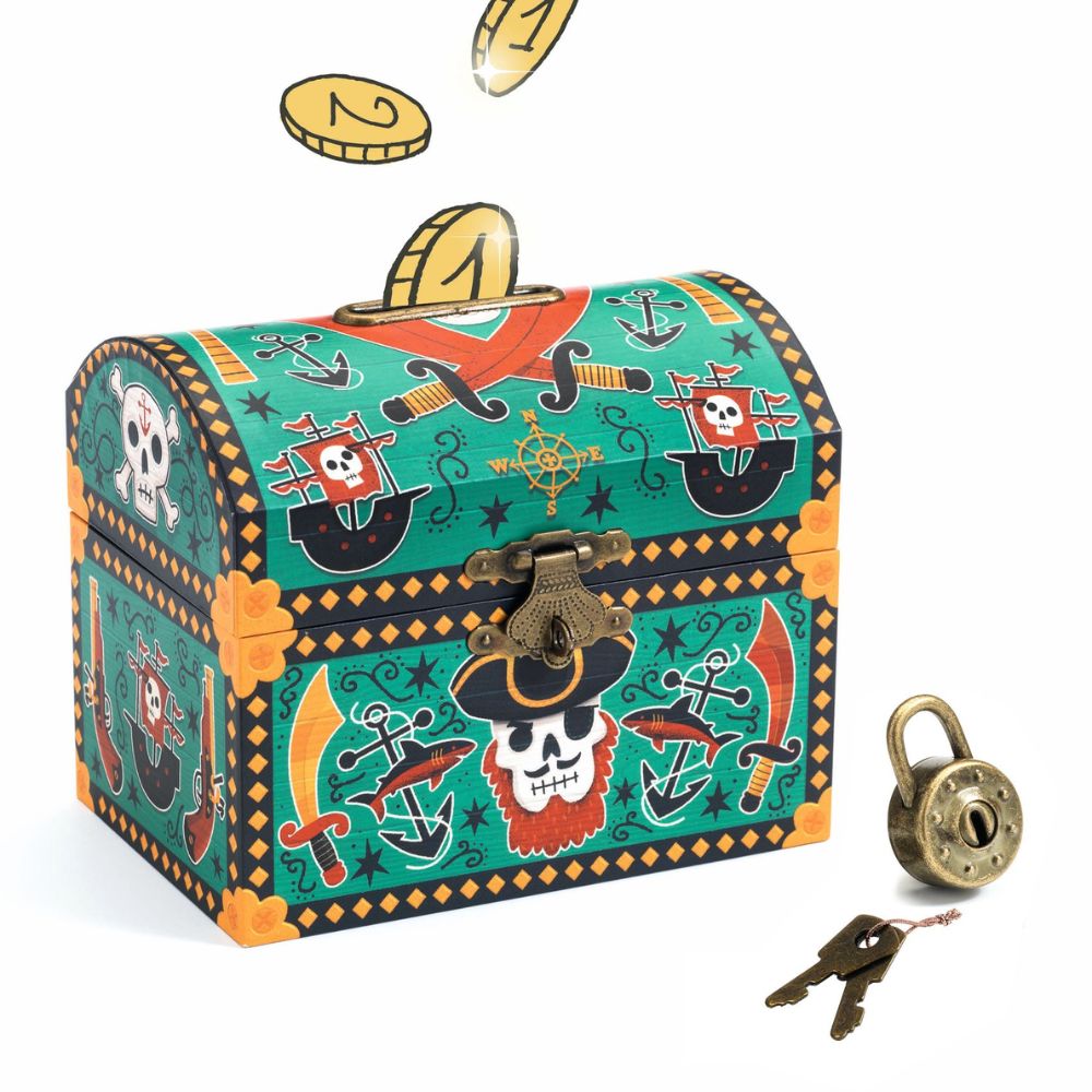 Djeco Money Box - Pirate DD03331