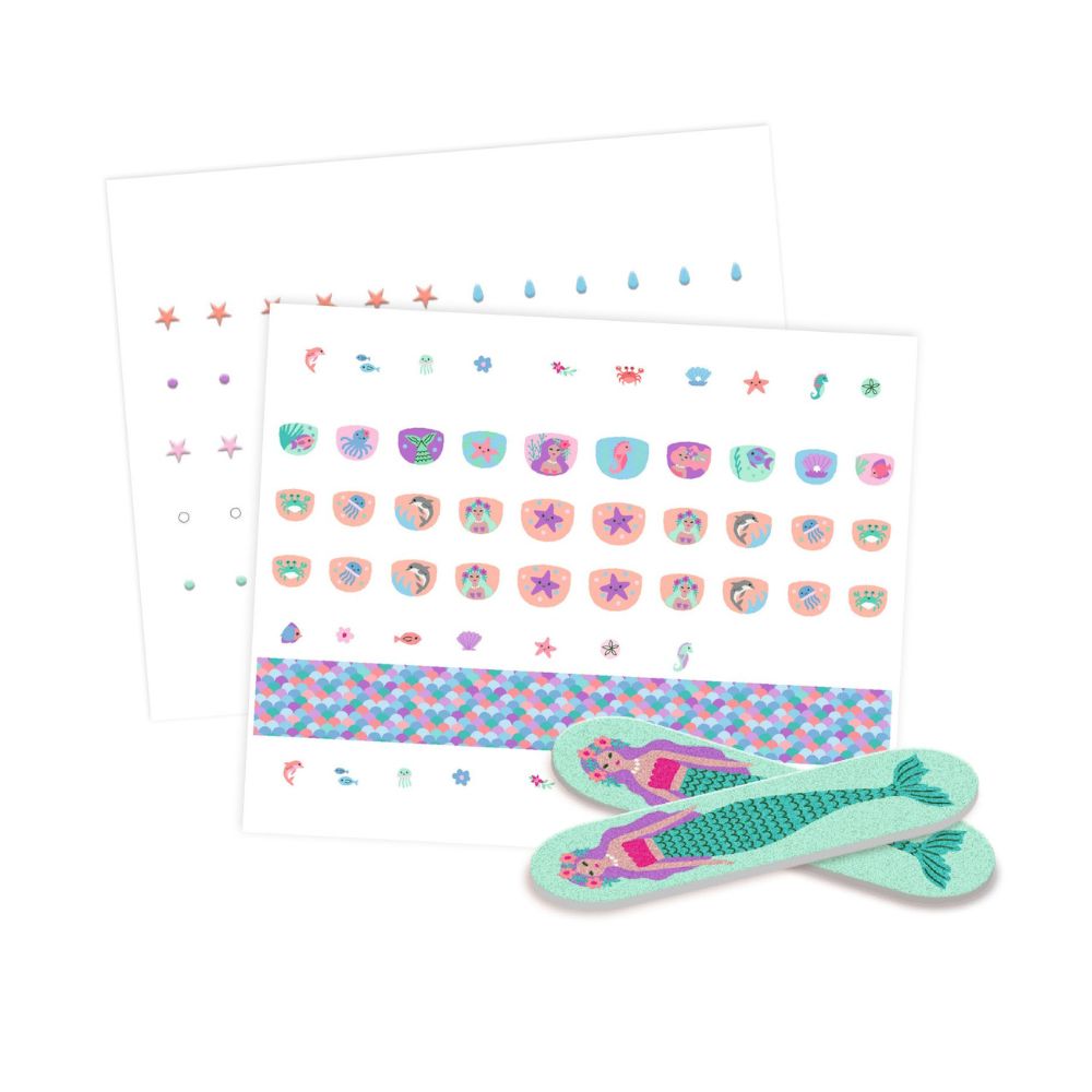 Mermaid Kids Nail Stickers
